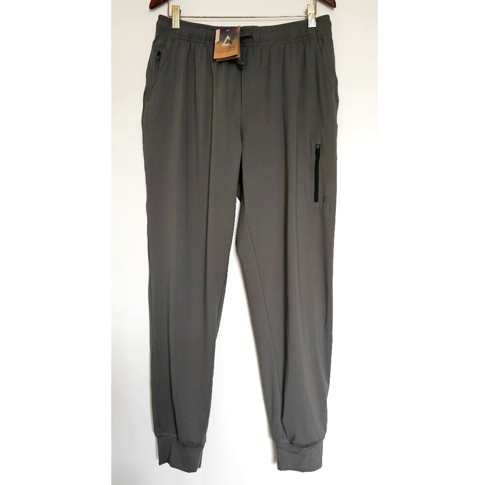 NWT Varejogger Lightweight Joggers Sweatpants Pants Zipper Pockets L Army Green